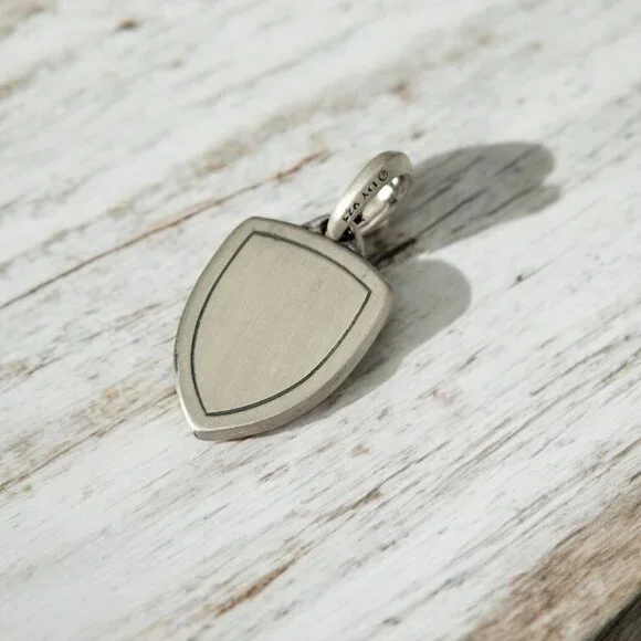 David Yurman .925 Sterling Silver Saint Michael Pendant Men's